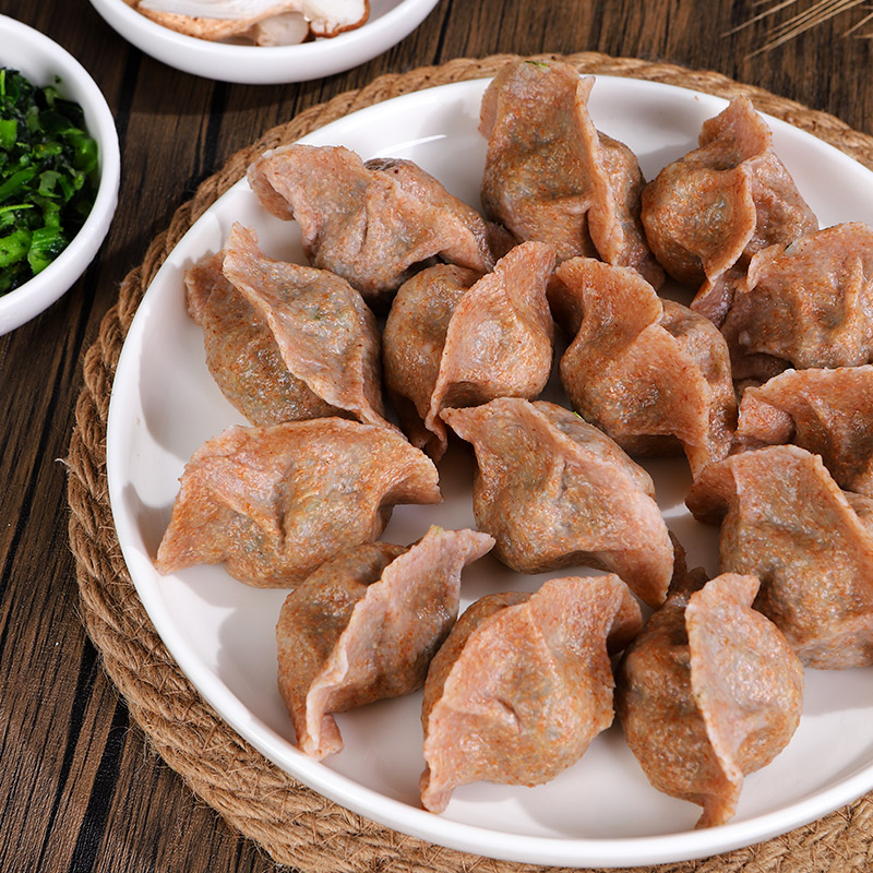 Green Vegetable Shiitake Wheat Dumpling