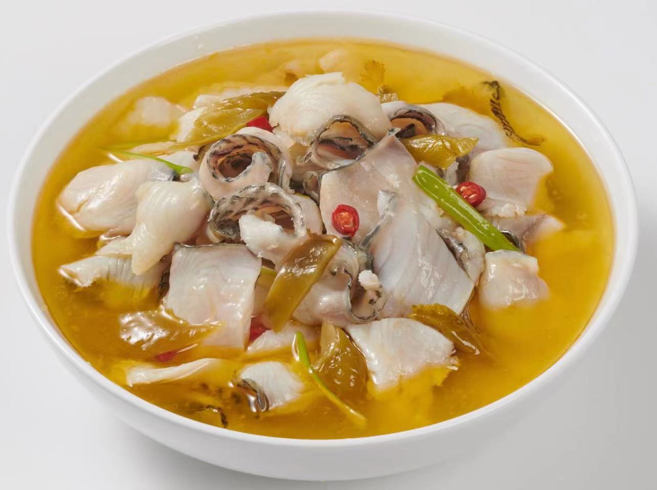 Pumpkin Soup Suan Cai Yu 