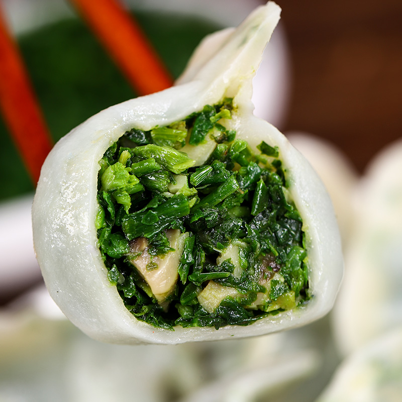 Celery And Shiitake Mushrooms Core Wheat  Dumplings