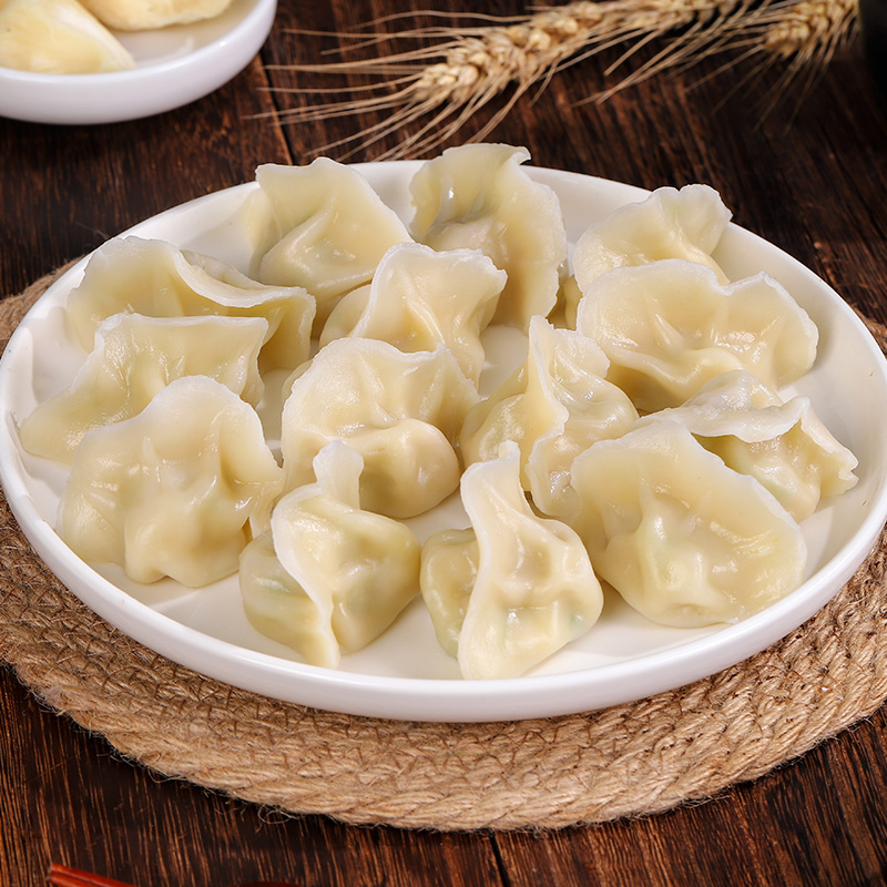 Yellow-Heart Cabbage And Hericium Erinaceus Wheat Dumplings