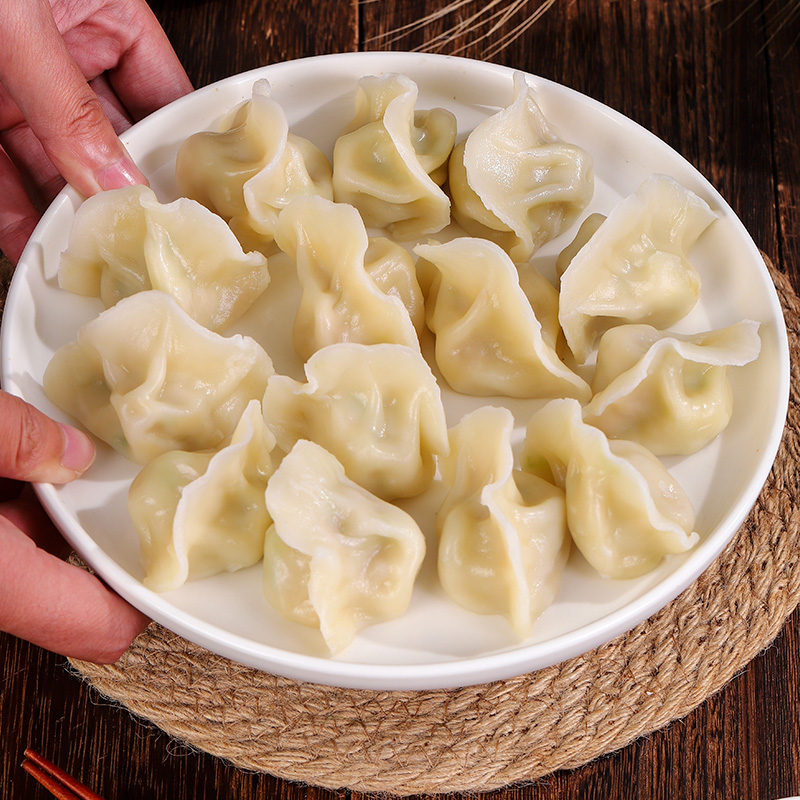 Yellow-Heart Cabbage And Hericium Erinaceus Wheat Dumplings